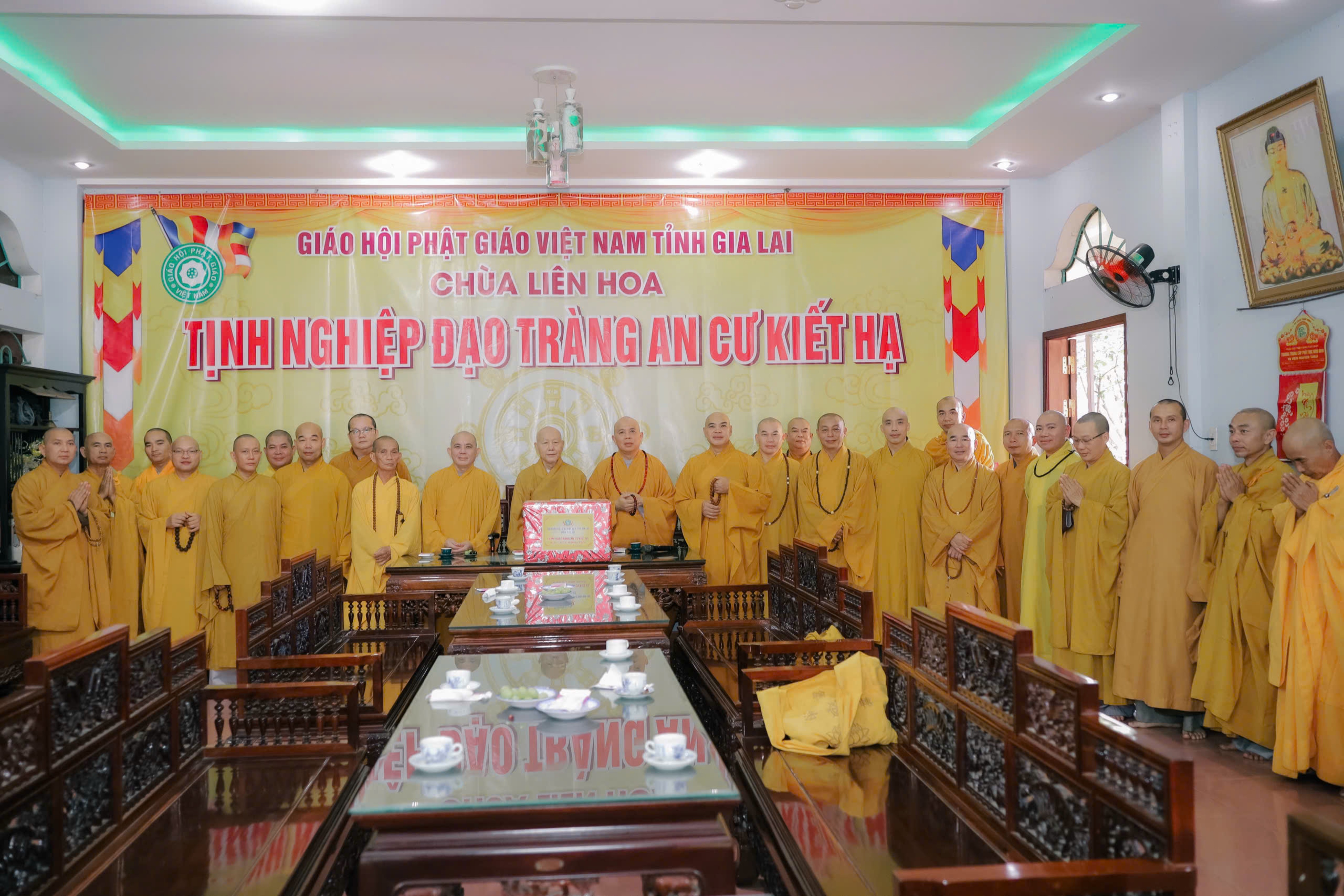 Ban Thường trực Ban Trị sự Phật giáo tỉnh thăm các đạo tràng An cư kiết hạ lần 2